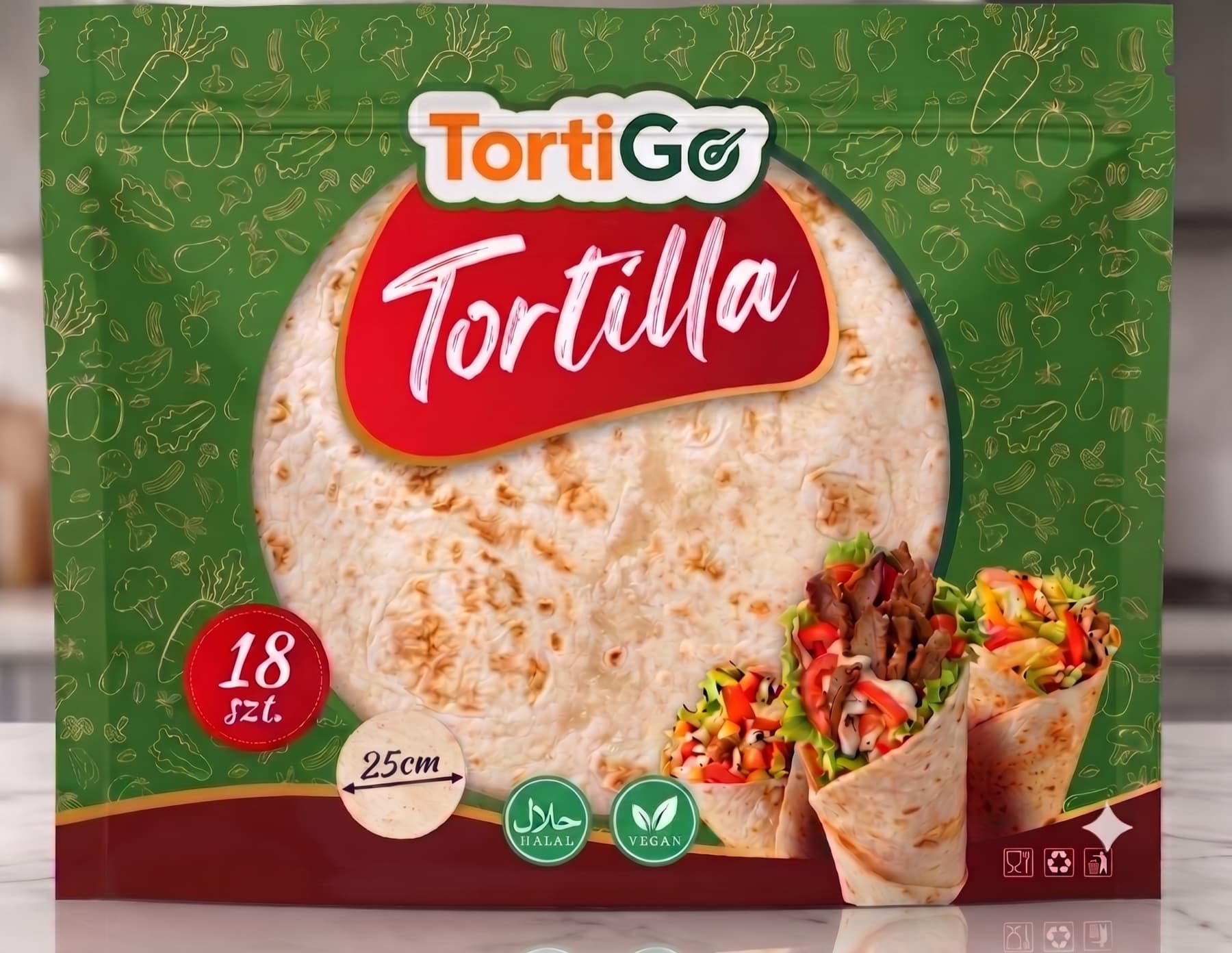 Tortilla pszenna — 1/3